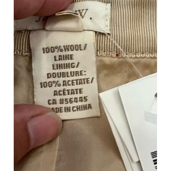 NWT J Crew Red Floral Watercolor Button Down Pleated Knee Length Skirt Size 6 - Picture 4 of 7